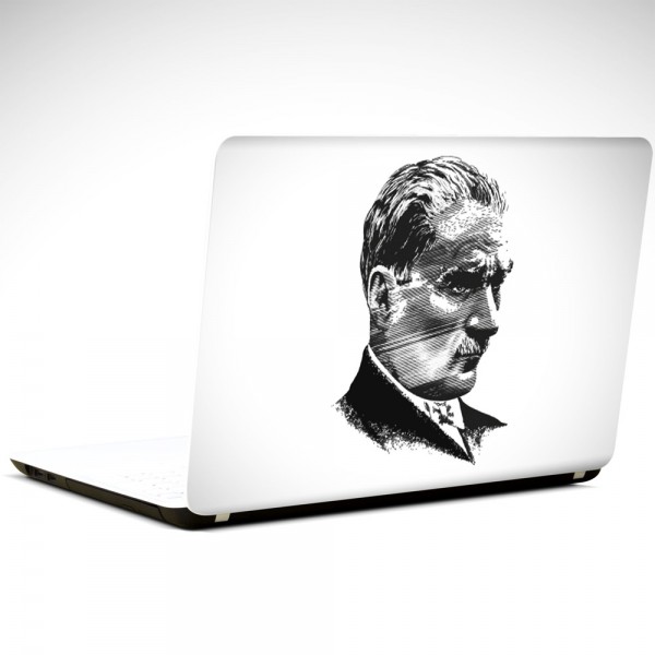 Atatürk Portresi Laptop Sticker