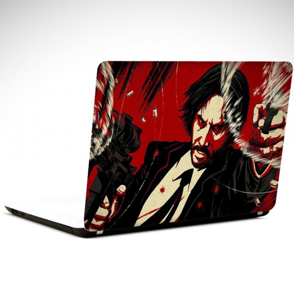 John Wick Laptop Sticker