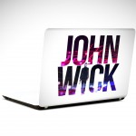 John Wick Beyaz Laptop Sticker