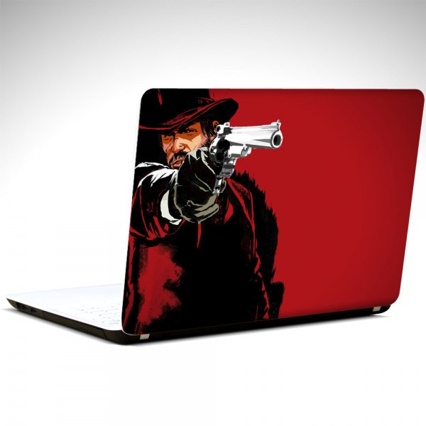 Red Dead Laptop Sticker