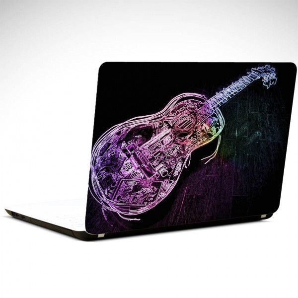 Gitar Digital Laptop Sticker