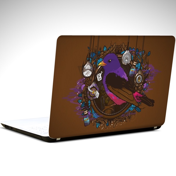 kuslar-ve-saatler-laptop-sticker