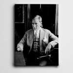 Atatürk Takım Elbiseli Kanvas Tablo