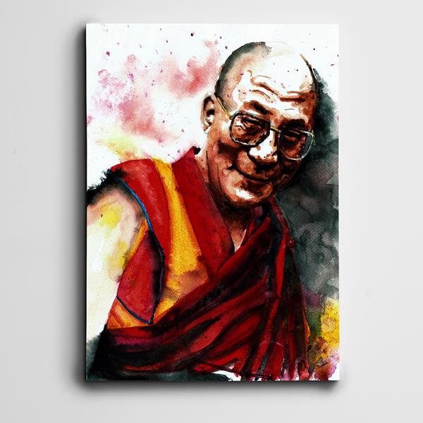 Dalai Lama Mini Kanvas Tablo