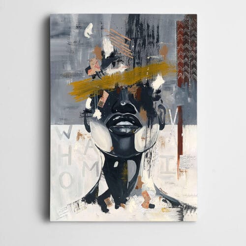Afrikalı Kadın Dekoratif Modern