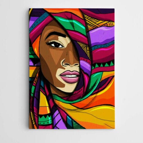 Afrikalı Kadın Modern Sanat