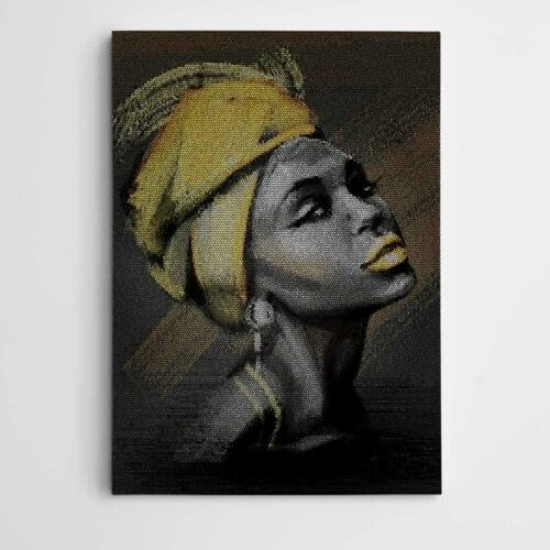 Afrikalı Kadın Modern Sanat
