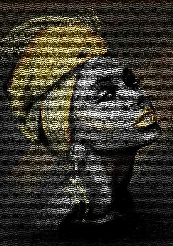Afrikalı Kadın Modern Sanat