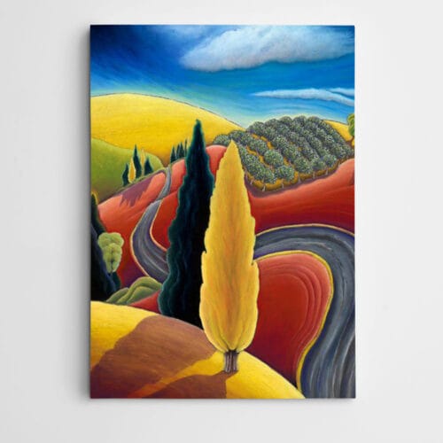 Ağaç ve Yol Modern Sanat