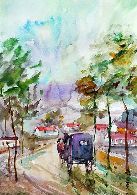 Ağaçlar Yol Fayton