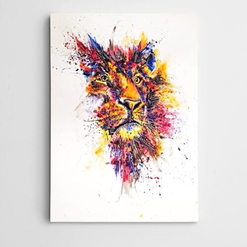 Aslan Çizim Modern Sanat