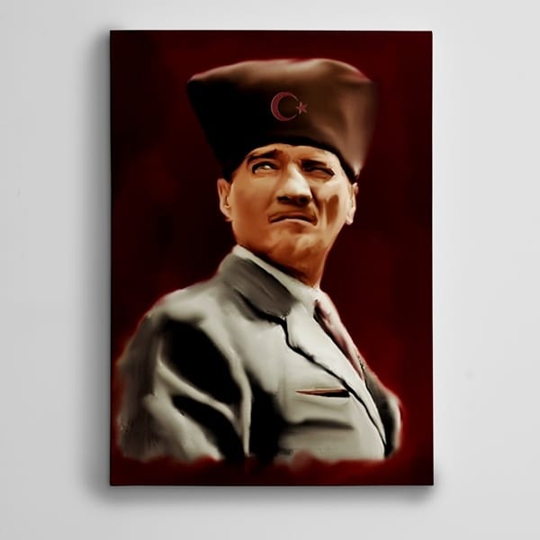 Atatürk 2 Tablosu kanvas tablo