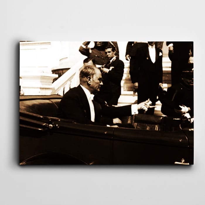 Atatürk Ankara'da 16 Haziran 1934 Tablosu kanvas tablo