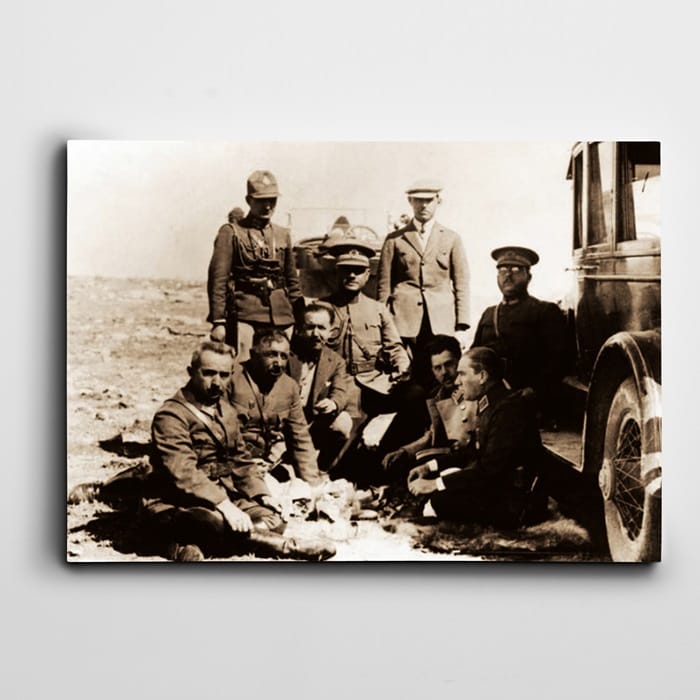 Atatürk Ankara'da 1926 Tablosu kanvas tablo