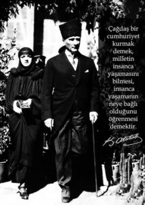 Atatürk Çağdaş Yaşamak Tablosu