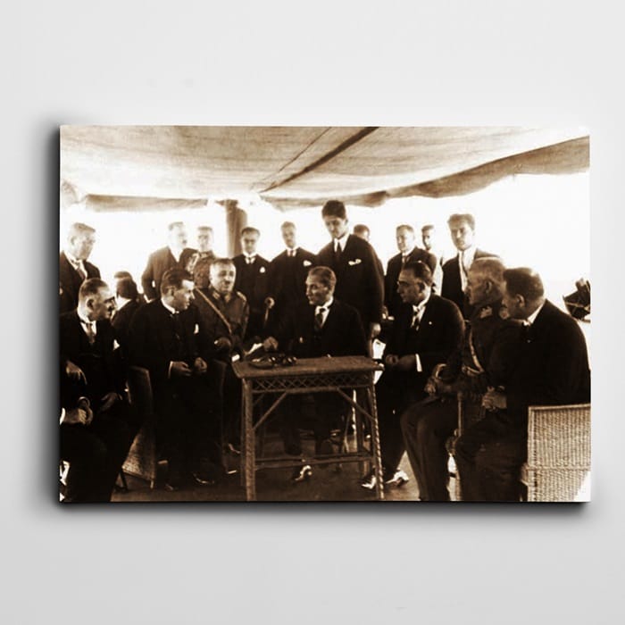 Atatürk İstanbul'da Tablo kanvas tablo
