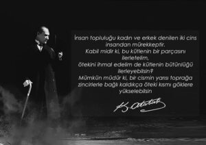 Atatürk Kadın Erkek Eşitliği Tablosu