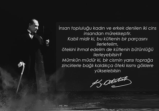 Atatürk Kadın Erkek Eşitliği