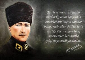 Atatürk Milli Egemenlik Tablosu
