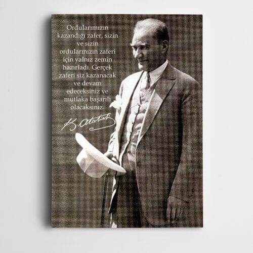 Atatürk Gerçek Zafer Öğretimle Olur