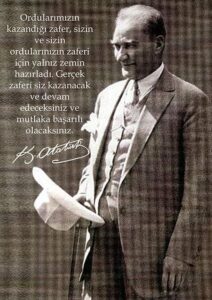 Atatürk Gerçek Zafer Öğretimle Olur Tablosu