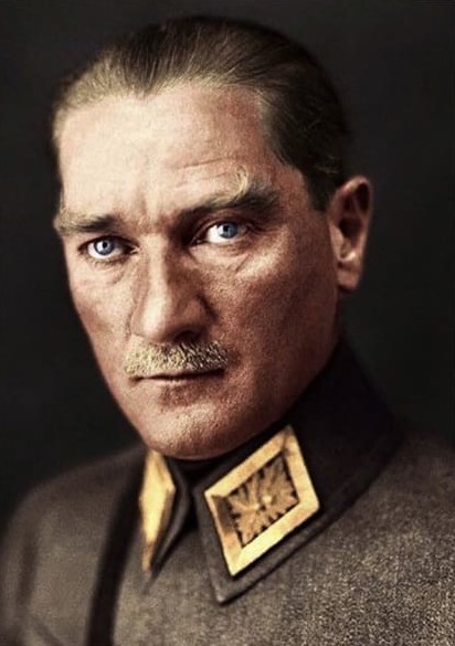 Atatürk temalı kanvas tablo