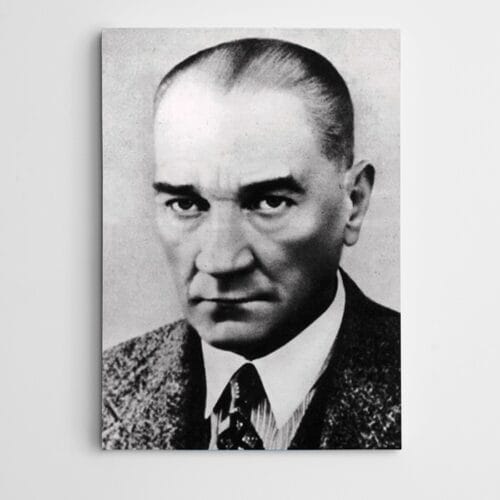 Atatürk Portre Siyah Beyaz