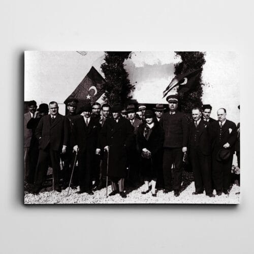 Atatürk Tablosu Siyah Beyaz