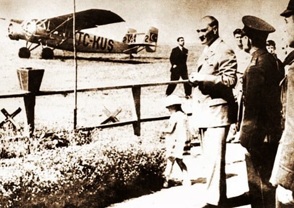 Atatürk Tablosu Türk Kuşu 1935 Atatürk