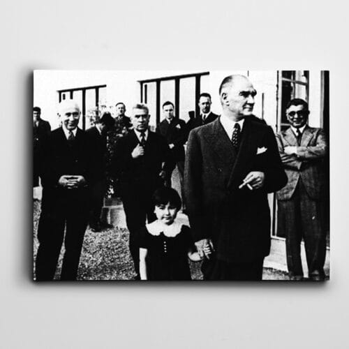 Atatürk Tablosu Ülkü Adatepe ve Atatürk