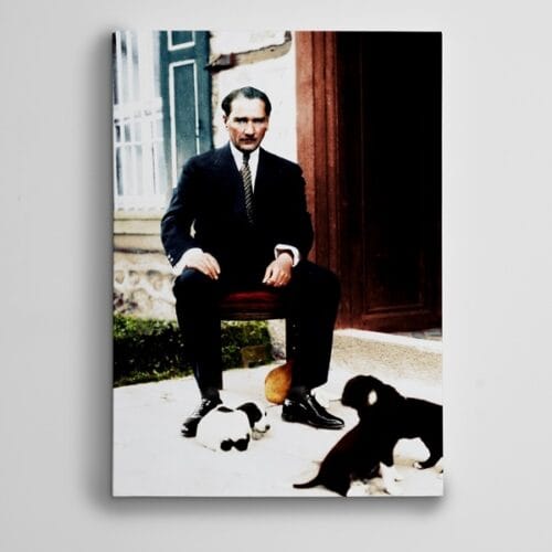 Atatürk ve Yavru Köpekler
