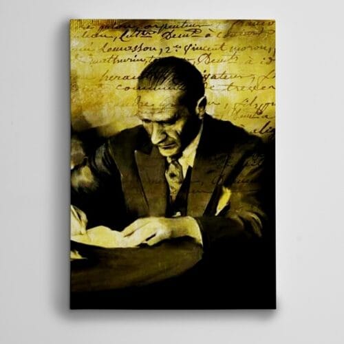 Atatürk Yazarken