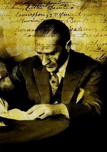Atatürk Yazarken