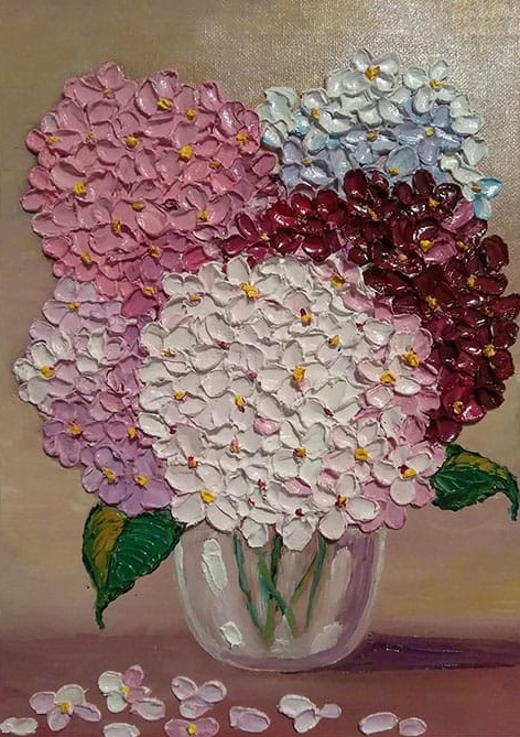 Beyaz Pembe Çiçekler