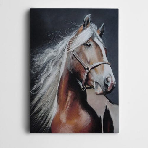 Beyaz Yeleli At