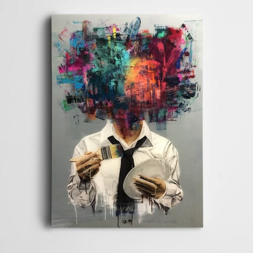 Boya Fırçaları ve Adam Modern