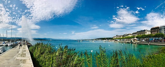 Bulutlar Deniz İnsanlar Manzara Panoramik