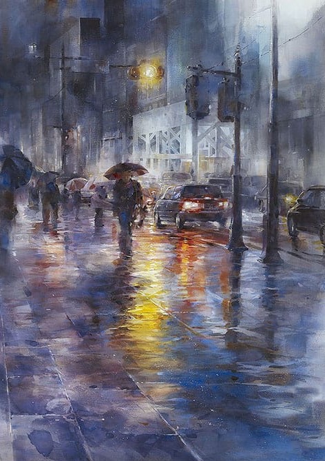 Cadde İnsanlar Arabalar