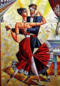Tango Kübizm Modern Tablo