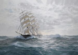 Dalgalı Deniz Yelken Tablo