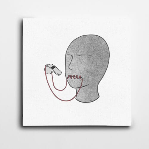 Düdük Dekoratif Minimal Kare