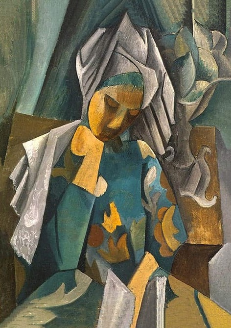 Düşünen Kadın Modern Sanat