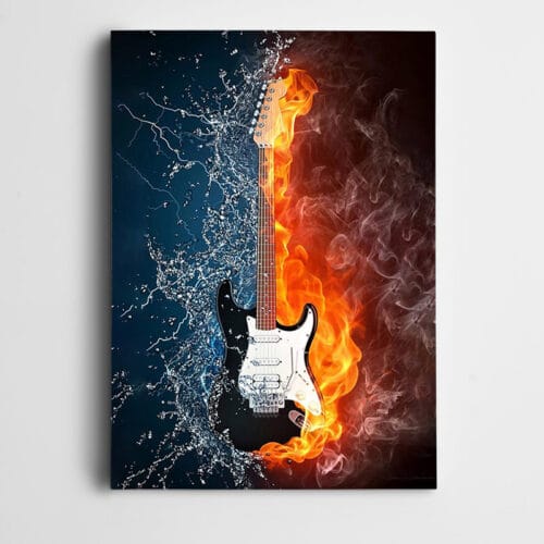 Elektro Gitar Ateş ve Su