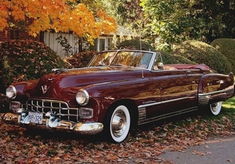 Eski Cadillac KanvasTablo