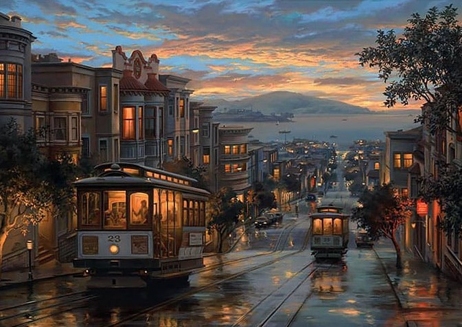 Evler Işıklı Tren