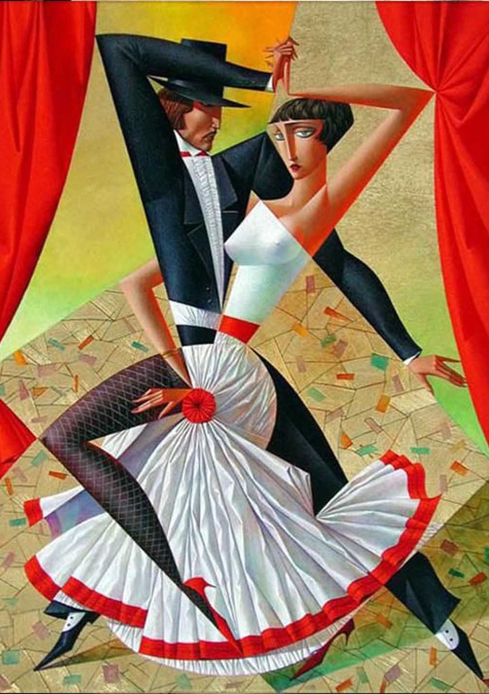 Flamenko Kübizm Modern Sanat