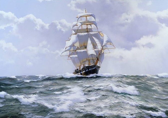 Gemi Dalgalı Deniz