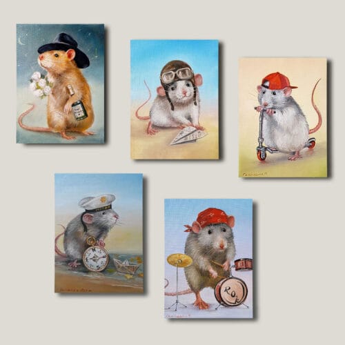 Hamster Kolaj Parçalı
