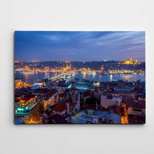 İstanbul Haliç Gece Manzarası