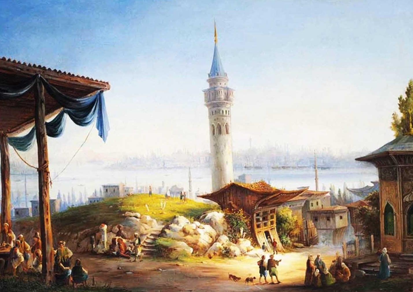 İstanbul Manzarası ve Minare